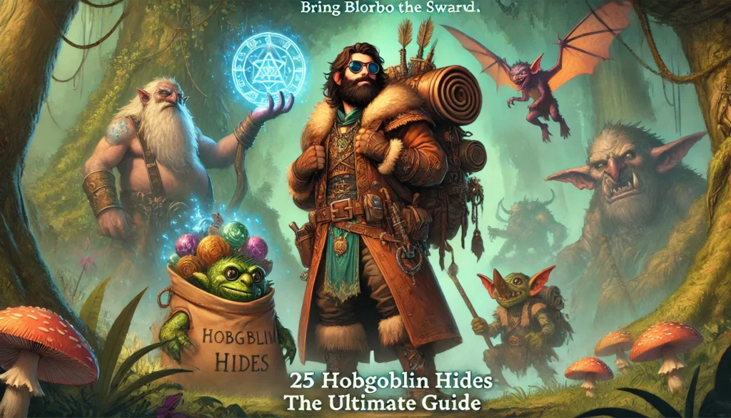 bring blorbo the shrewd 25 hobgoblin hides