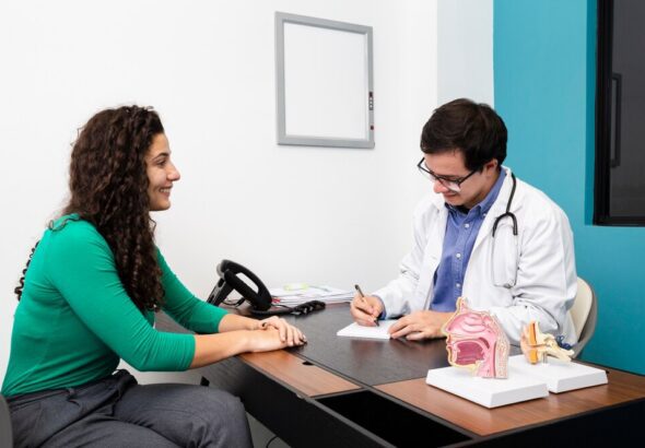 side-view-doctor-writing-prescription_23-2148231339